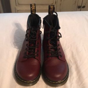 NWOT Cherry Red Dr. Martens